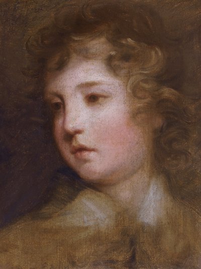 Estudio para el retrato de Lord George Seymour Conway (1763-1848) como niño de Joshua Reynolds